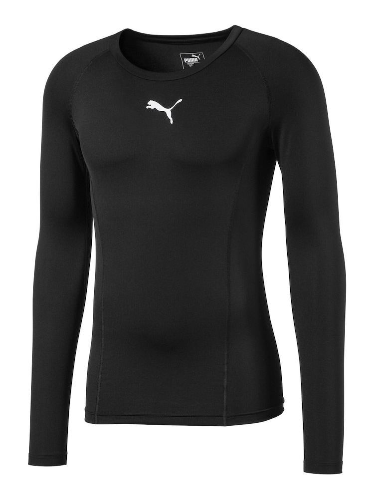 Puma Black Baselayer Long Sleeve Mens T-Shirt - Image 5 of 6