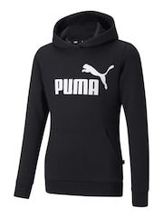 Puma Black Essentials Logo Youth Hoodie - Image 1 of 2
