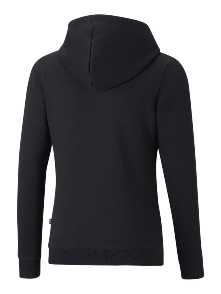 Puma Black Essentials Logo Youth Hoodie - Image 2 of 2