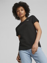 Puma Black Womens Structured T-Shirt - Image 1 of 5