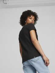 Puma Black Womens Structured T-Shirt - Image 2 of 5