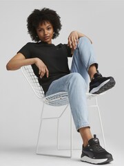 Puma Black Womens Structured T-Shirt - Image 3 of 5