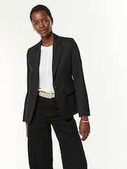Schwarz - Tailored Einreihiger Blazer - Image 1 of 6