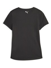 Puma Black FIT Youth T-Shirt - Image 5 of 5