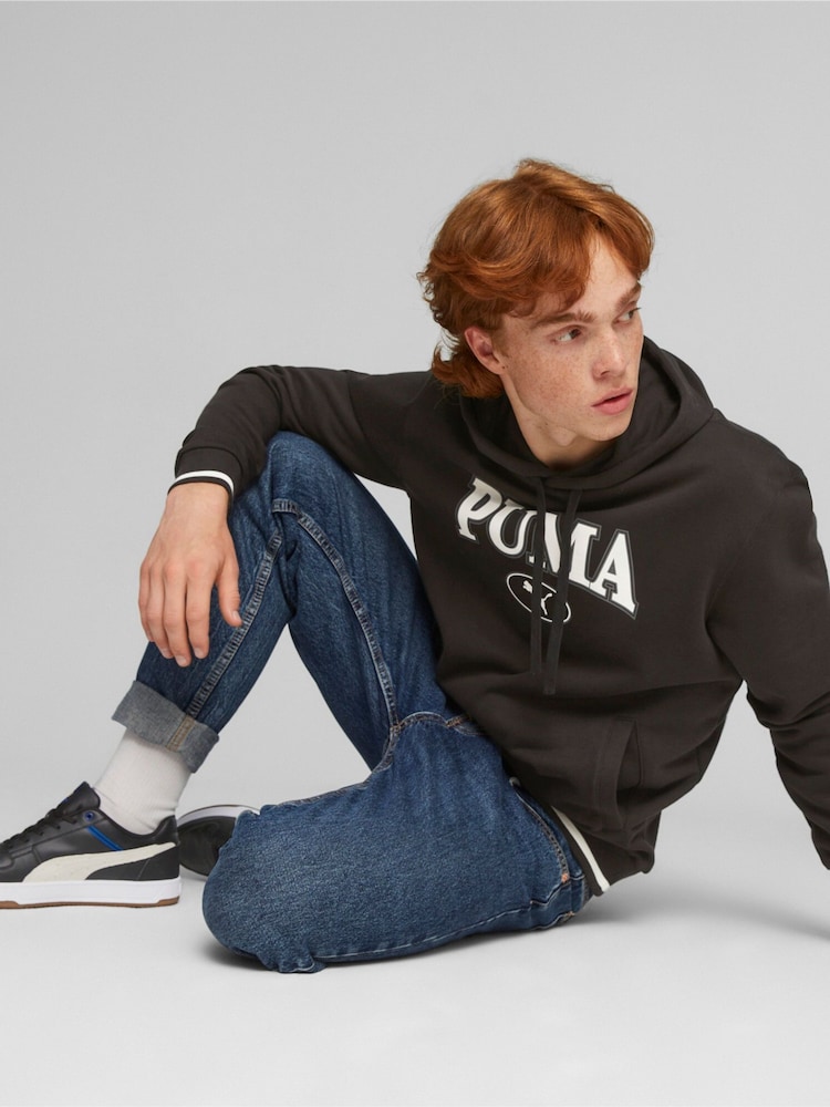 Puma Black Squad Mens Hoodie - Image 1 of 7