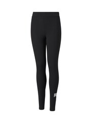 Puma Black 100% Cotton Essentials Logo Youth Leggings - Image 2 of 2