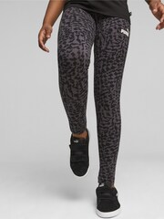 Puma Black ESS+ ANIMAL Youth Leggings - Image 1 of 6