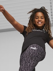 Puma Black ESS+ ANIMAL Youth Leggings - Image 4 of 6