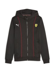 Puma Black Scuderia Ferrari Race HDD Youth Sweat Jacket - Image 1 of 2