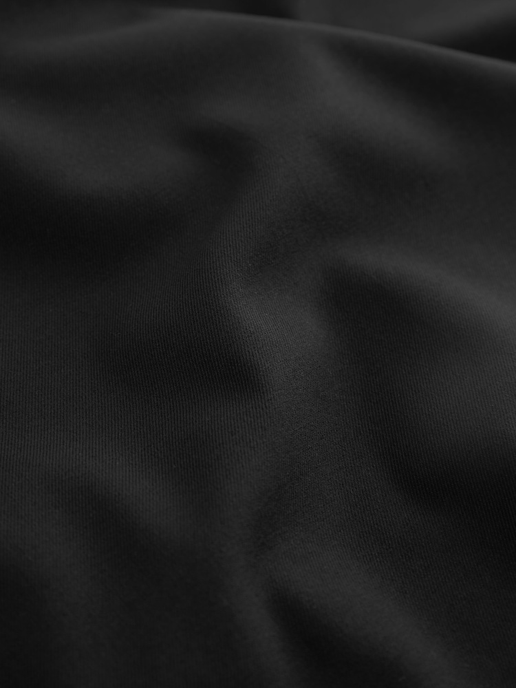 Negru - Fustă conică ajustată - Image 6 of 6