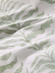 2 Pack Green/White Leaf Reversible Duvet Cover and Pillowcase Set - Image 4 of 5