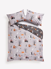 Grey Halloween Hamish & Bertie Bear Reversible Duvet Cover and Pillowcase Set - Image 6 of 7