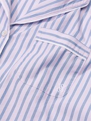 Victoria's Secret Blue Stripe Cotton Short Pyjama Set - Image 3 of 4