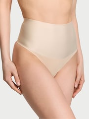 Victoria's Secret Marzipan Nude Smooth Thong Shaping Knickers - Image 1 of 4