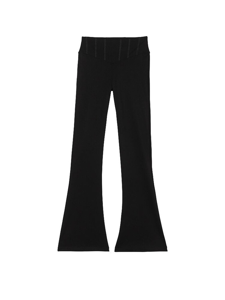 Victoria's Secret Pink Pure Black Ultimate Sport Corset Flare Legging - Image 3 of 3