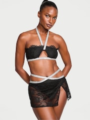 Victoria's Secret Black Bling Halter Set - Image 1 of 3