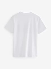Wit - Gap - Everyday - 100% Katoenen T-shirt met logo, ronde hals en korte mouwen - Image 5 of 7