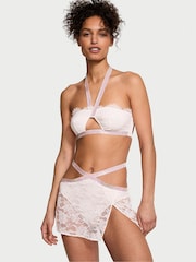 Victoria's Secret Coconut White Bling Halter Set - Image 1 of 3