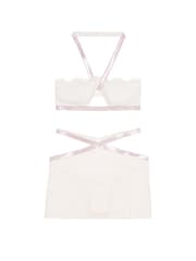 Victoria's Secret Coconut White Bling Halter Set - Image 3 of 3