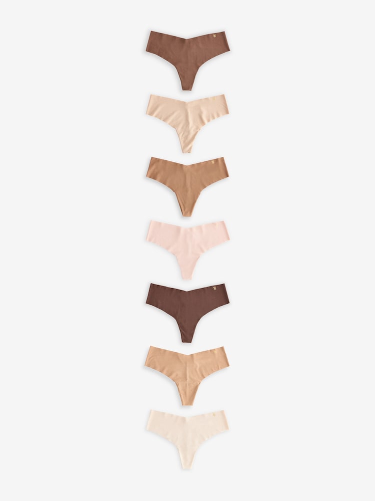 Licht beige - Victoria's Secret set van 7 slips - Image 1 of 3