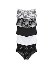 Zwart/wit - Victoria's Secret set van 5 slips - Image 1 of 3