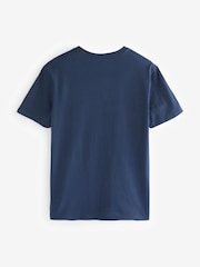 Gap Navy Blue Everyday Logo 100% Cotton Crew Neck Short Sleeve T-Shirt - Image 5 of 6