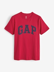 Gap Red Everyday Logo 100% Cotton Crew Neck Short Sleeve T-Shirt - Image 2 of 4