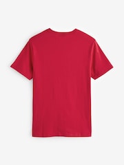Gap Red Everyday Logo 100% Cotton Crew Neck Short Sleeve T-Shirt - Image 3 of 4
