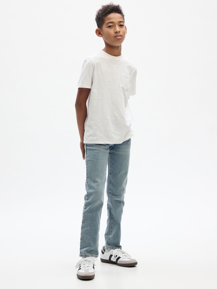 Gap Light Wash Blue Slim Fit Jeans (5-13yrs) - Image 1 of 6