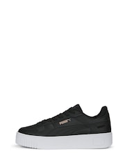 Puma Black Womens Carina Street Trainers - Image 2 of 6