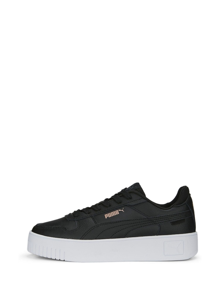Puma Black Womens Carina Street Trainers - Image 2 of 6