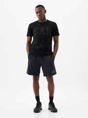 Gap Black Everyday Logo 100% Cotton Crew Neck Short Sleeve T-Shirt - Image 3 of 5
