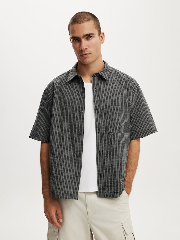 Cotton On Black Darcy Short Sleeve Shirt - Image 1 of 7