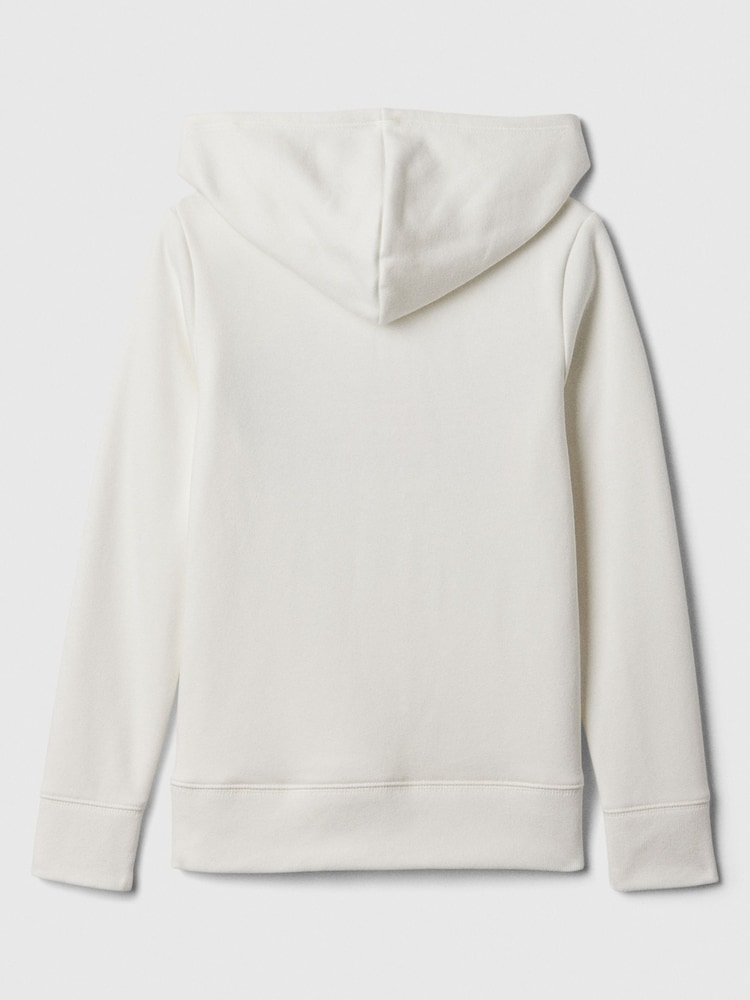 Gap White Logo Hoodie (4-13yrs) - Image 2 of 2