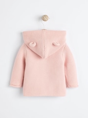 Pink Knitted Baby Cardigan (0mths-2yrs) - Image 2 of 6