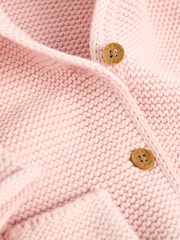 Pink Knitted Baby Cardigan (0mths-2yrs) - Image 3 of 6