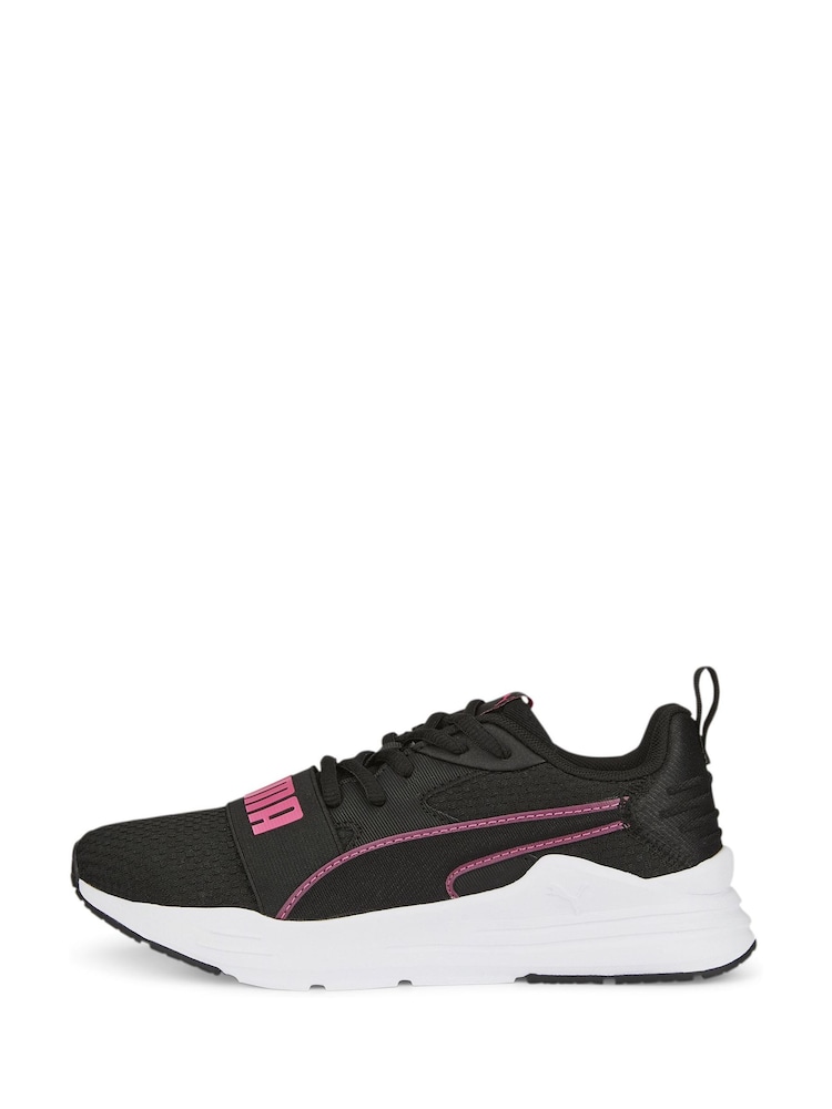 Puma Black white Wired Run Pure Youth Shoes - Image 2 of 6