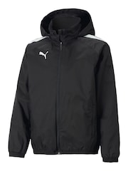 Puma Black teamLIGA All-Weather Youth Football Jacket - Image 1 of 1