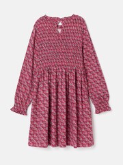 Joules Girls' Gracie Pink Printed Jersey Dress - Image 2 of 5