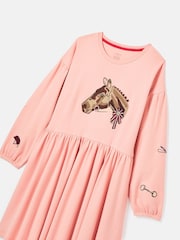 Joules Girls' Aubrey Jersey Dress - Imagen 3 de 5