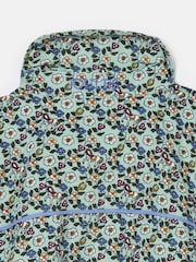 Joules Girls' Elodie Blue Ditsy Print Corduroy Shirt Dress - Image 4 of 5