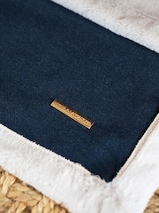 Lords and Labradors Blue Essentials Twill Dog Blanket - Image 3 of 5
