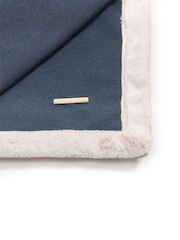Lords and Labradors Blue Essentials Twill Dog Blanket - Image 5 of 5