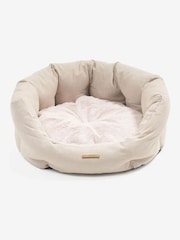Lords and Labradors Natural Essentials Twill Oval Dog Bed - Image 4 of 5