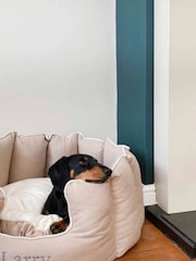 Lords and Labradors Natural High Sided Savanna 100% Cotton Dog Bed - Image 1 of 2