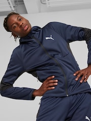Puma Blue Mens Full-Zip Hoodie - Image 1 of 7