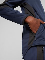 Puma Blue Mens Full-Zip Hoodie - Image 4 of 7
