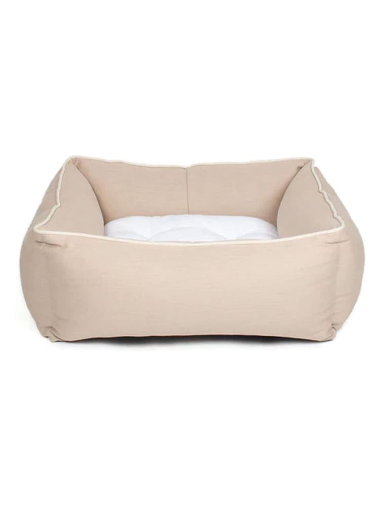 Lords and Labradors Natural Savanna Box 100% Cotton Dog Bed - Image 6 of 6