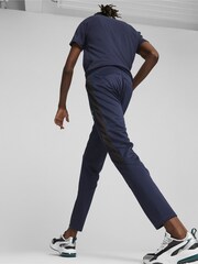 Puma Blue EVOSTRIPE Mens Warm Joggers - Image 2 of 7