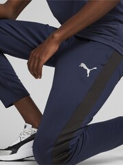 Puma Blue EVOSTRIPE Mens Warm Joggers - Image 4 of 7